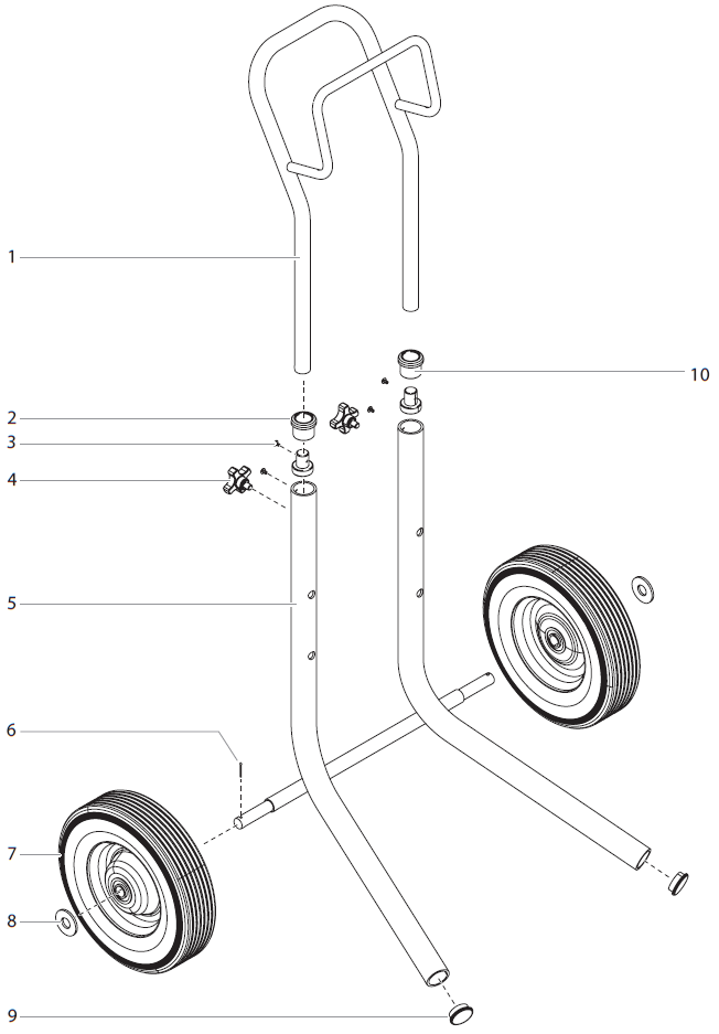 PowrCoat 630 Cart Assembly Parts